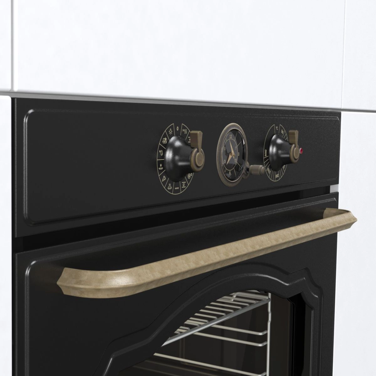 Духовой шкаф Электрический Gorenje BOS67371CLB черный — миниатюра 4