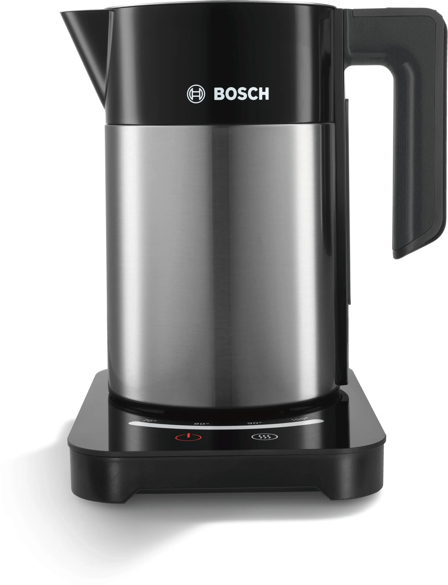 Чайник электрический Bosch TWK7203 1.7л. 2200Вт черный/серебристый корпус: металл/пластик — миниатюра 5