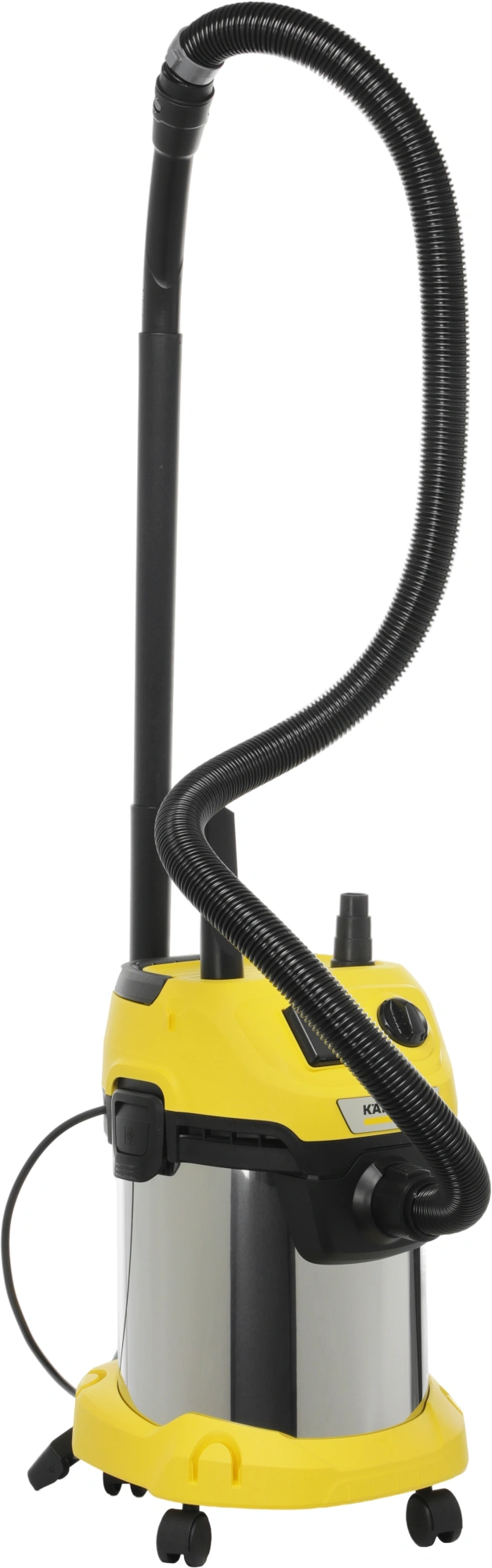 Строительный пылесос Karcher WD 3 P S V-17/4/20 1000Вт (уборка: сухая/влажная/выдув/сбор воды) желтый — миниатюра 11