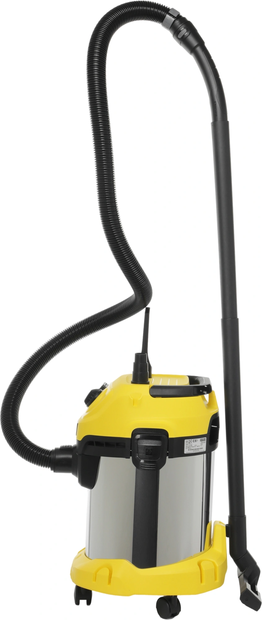 Строительный пылесос Karcher WD 3 P S V-17/4/20 1000Вт (уборка: сухая/влажная/выдув/сбор воды) желтый — миниатюра 13