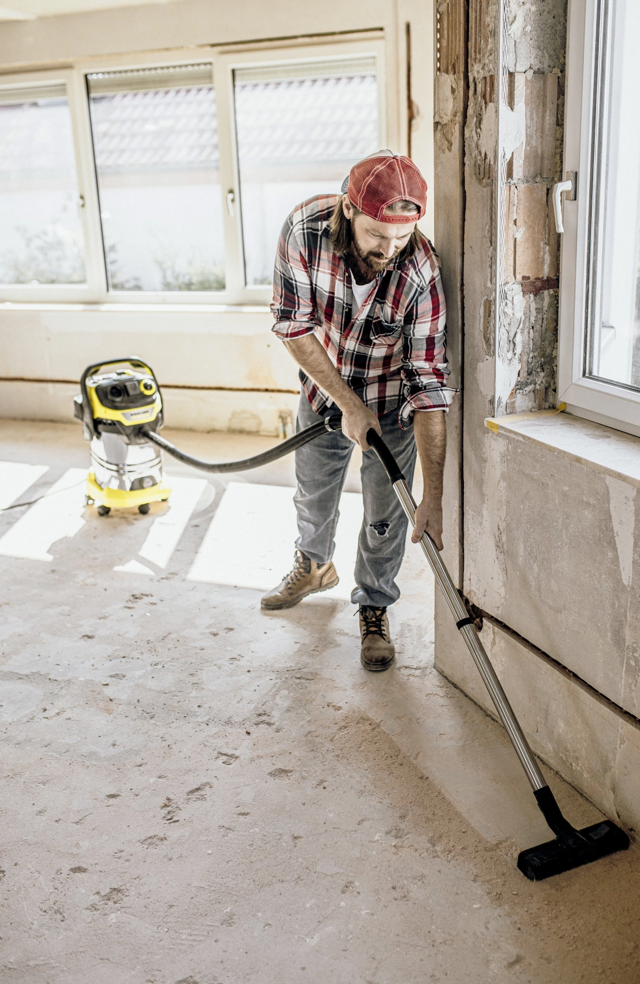 Строительный пылесос Karcher WD 6 P S V-30/6/22/T 1300Вт (уборка: сухая/влажная/выдув/сбор воды) желтый — миниатюра 5