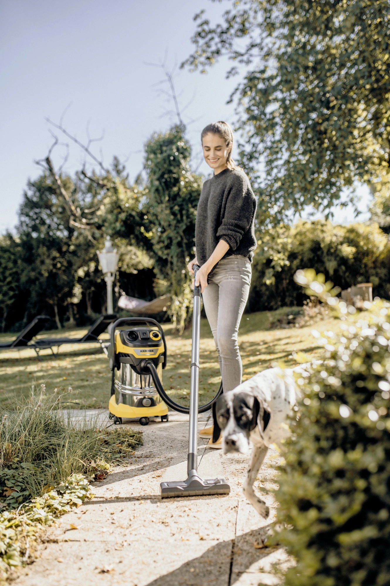 Строительный пылесос Karcher WD 6 P S V-30/6/22/T 1300Вт (уборка: сухая/влажная/выдув/сбор воды) желтый — миниатюра 17