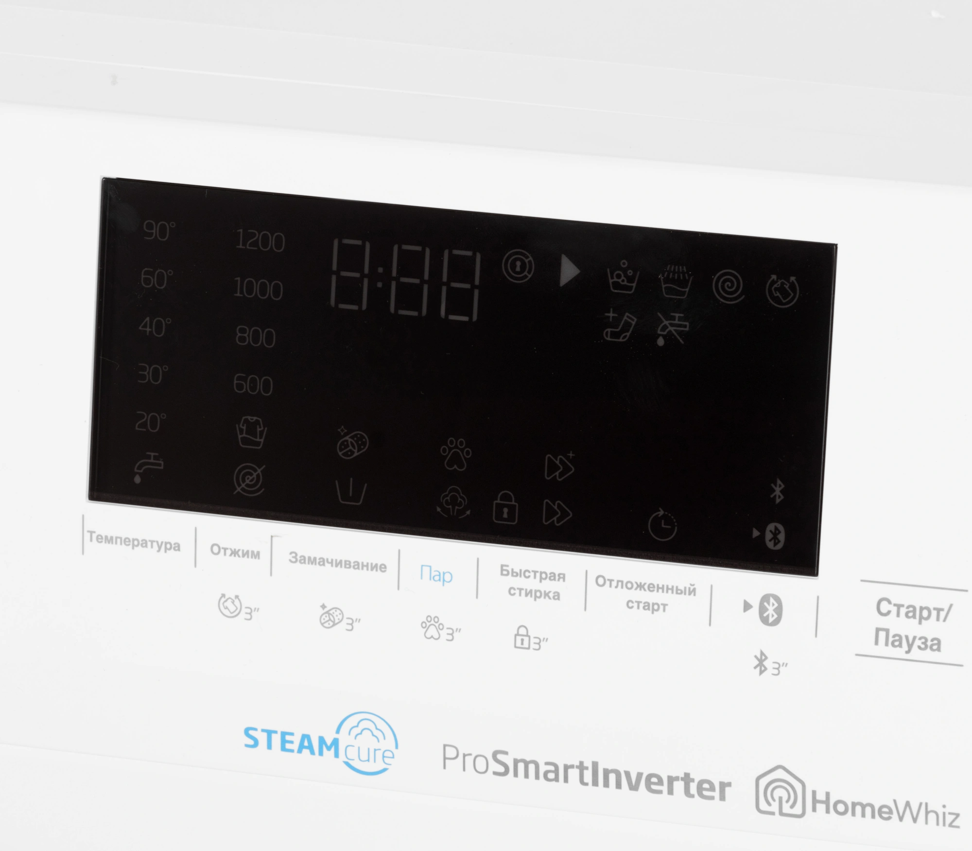 Стиральная машина Beko WSPE6H616W класс: A+++ загр.фронтальная макс.:6.5кг белый инвертор — миниатюра 12