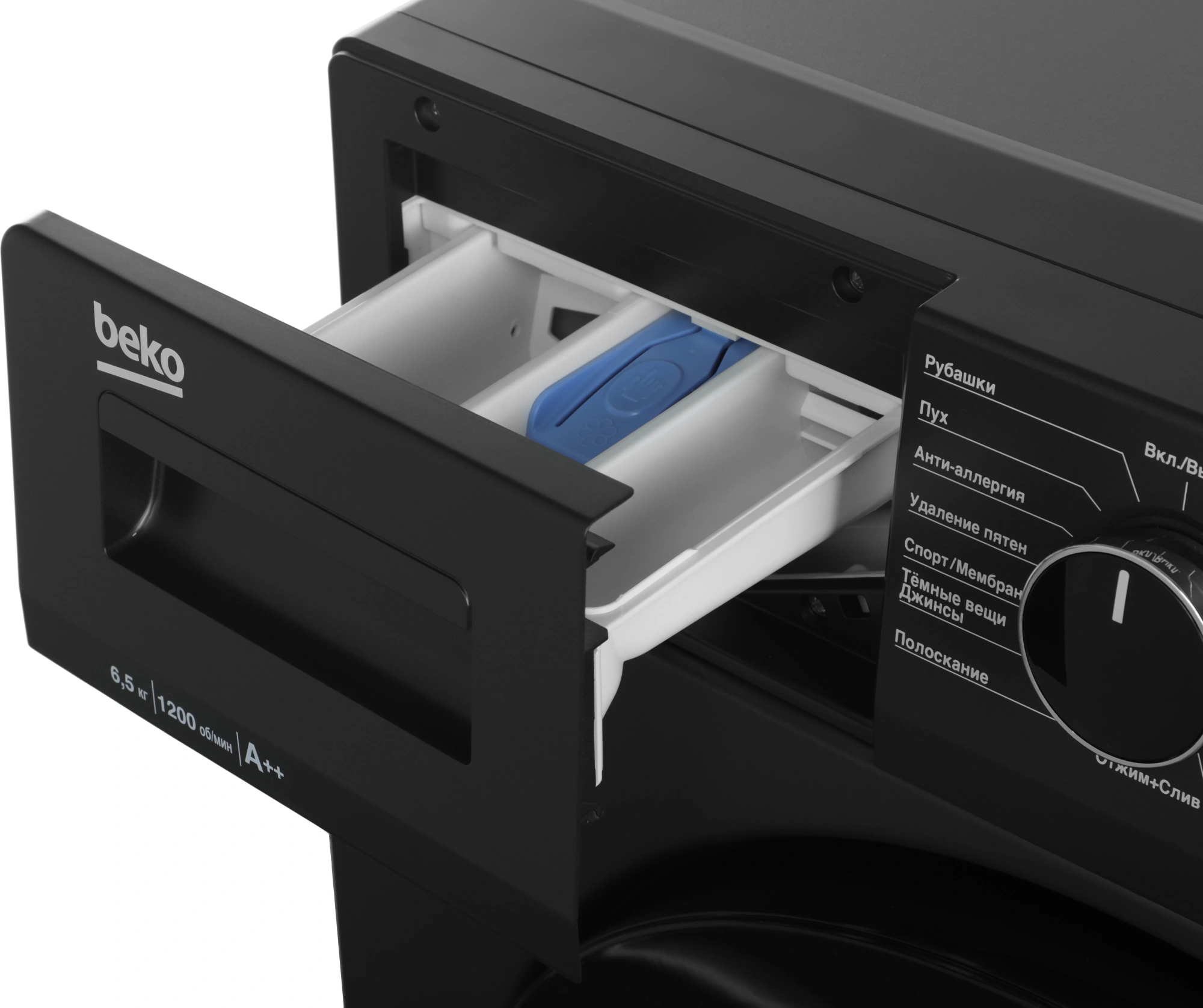 Стиральная машина Beko WSPE6H616A класс: A+++ загр.фронтальная макс.:6.5кг антрацит инвертор — миниатюра 13