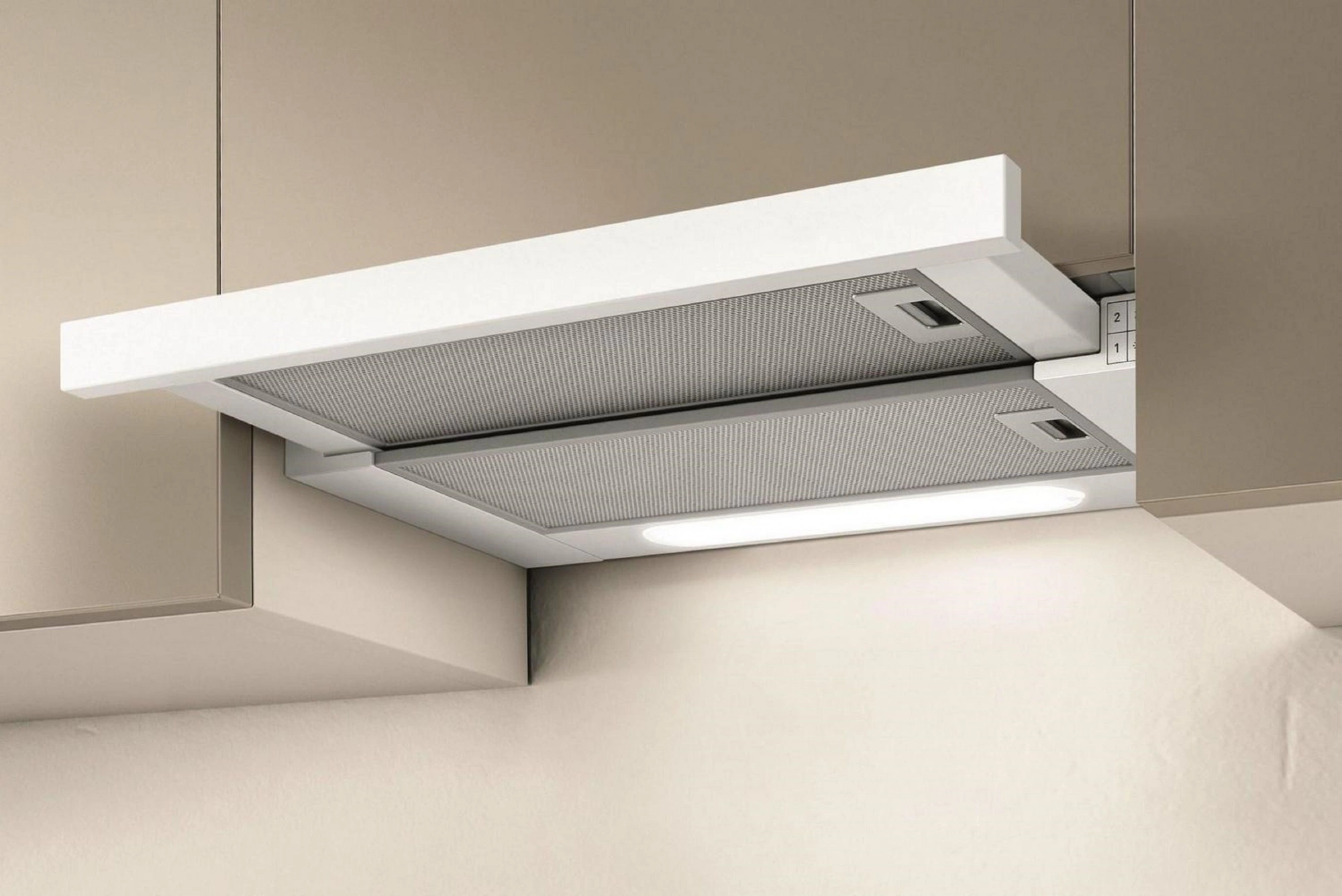 Вытяжка встраиваемая Elica Elite 14 Lux WH/A/50 белый управление: кнопочное (1 мотор) — миниатюра 3