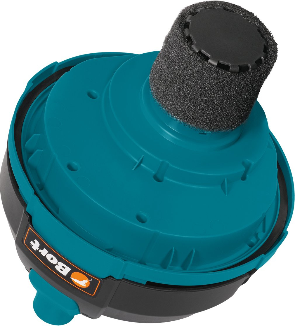 Строительный пылесос Bort BSS-1530 1500Вт (уборка: сухая/влажная/выдув/сбор воды) черный — миниатюра 7