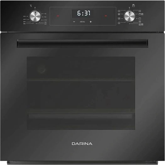 Духовой шкаф Электрический Darina 0V5 BDE 112 708 B1 черный/стекло черное — фото 1