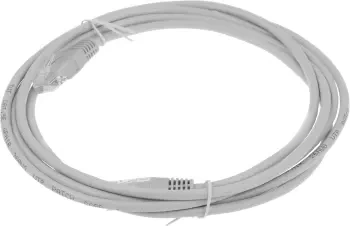 Патч-корд Lanmaster TWT-45-45-20-GY UTP RJ-45 вил.-вилка RJ-45 кат.5E 20м серый ПВХ (уп.:1шт) — миниатюра 3