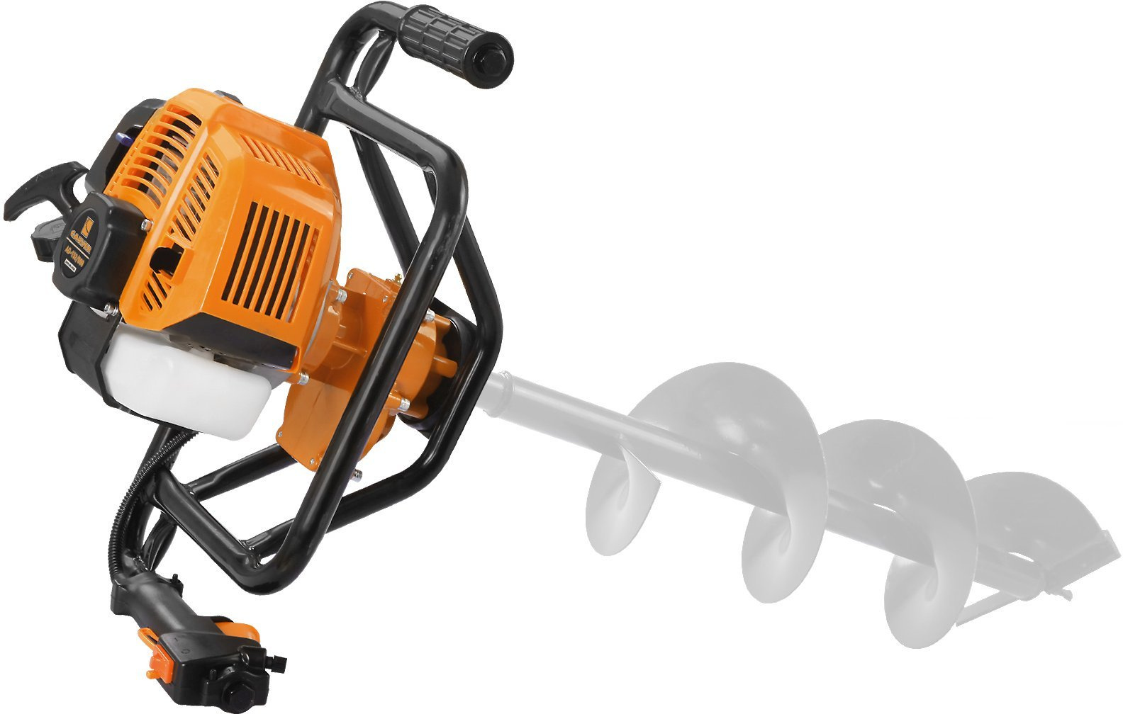 Мотобур Carver AG-152/000 бытовой 2-х такт. 1400Вт 1.9л.с. 52см3 277об/мин (01.003.00022) — фото 1