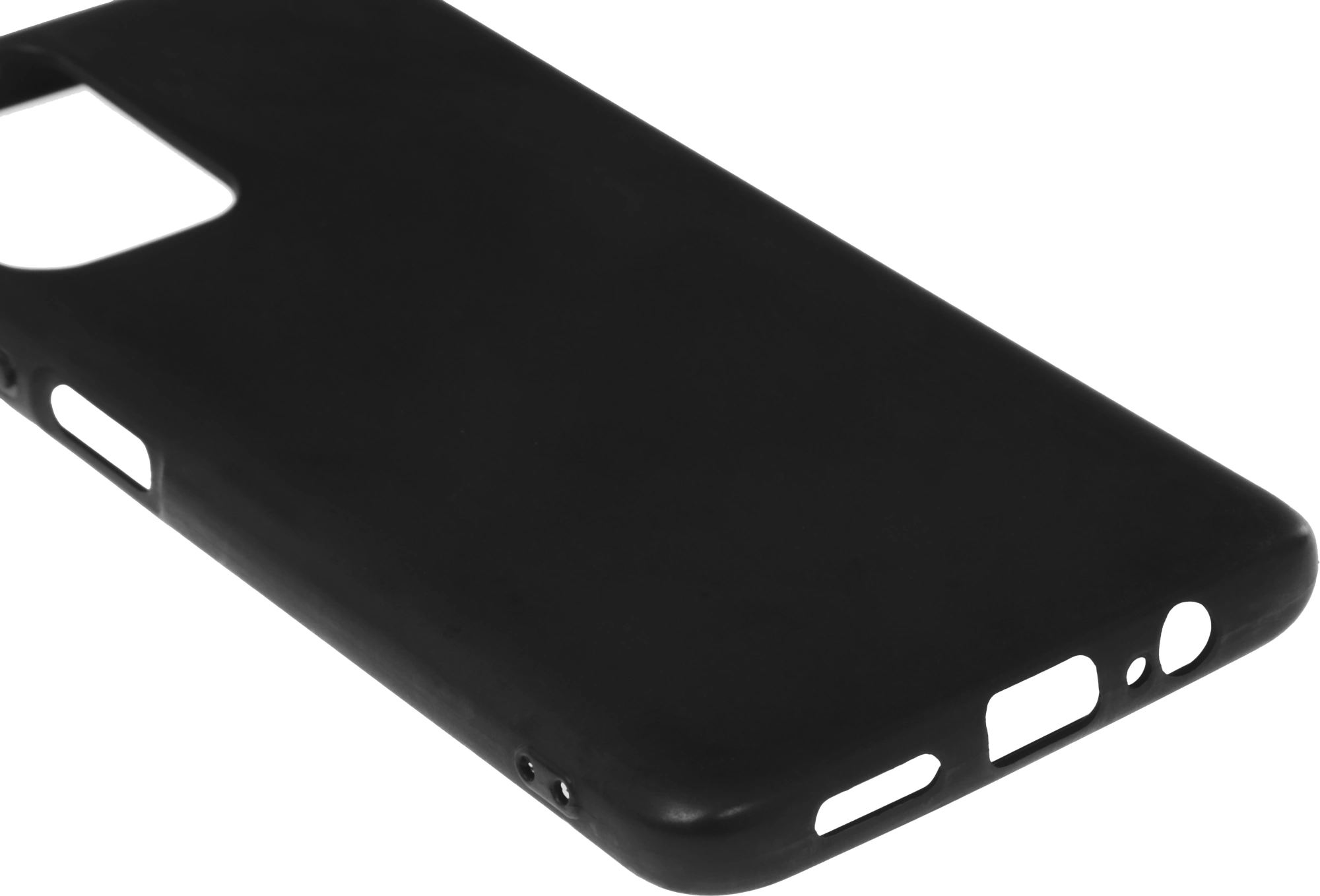 Чехол (клип-кейс) BoraSCO для Xiaomi Poco M4 Pro Silicone Case черный (матовый) (70106) — миниатюра 3