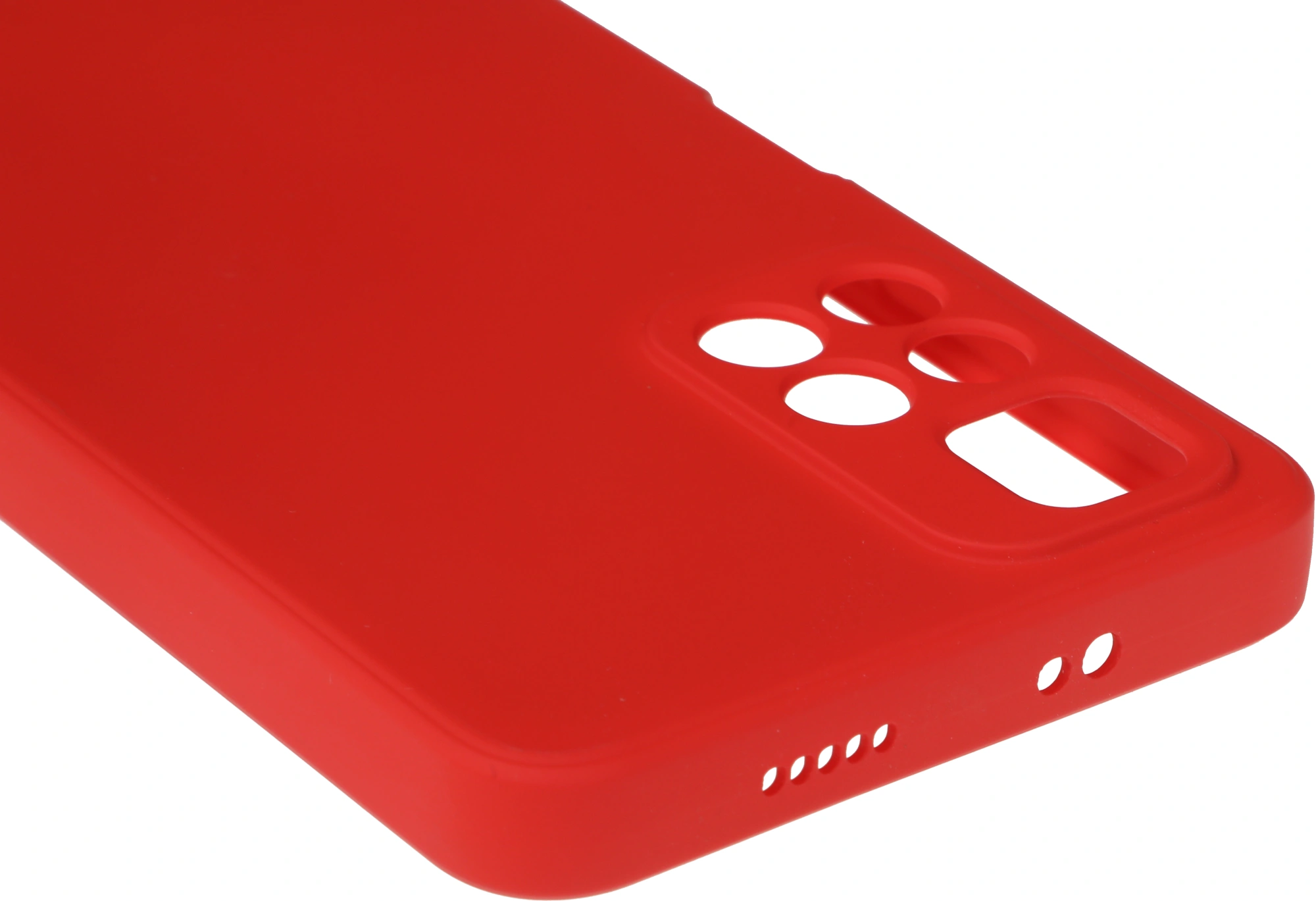 Чехол (клип-кейс) BoraSCO для Xiaomi Poco M4 Pro 5G Microfiber Case красный (70107) — миниатюра 5