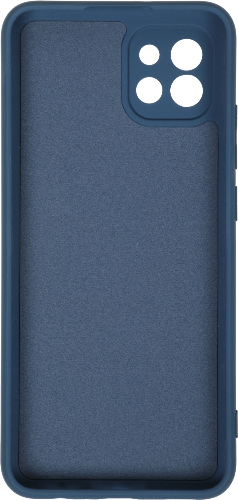 Чехол (клип-кейс) BoraSCO для Samsung Galaxy A03 Microfiber Case синий (70093) — миниатюра 2
