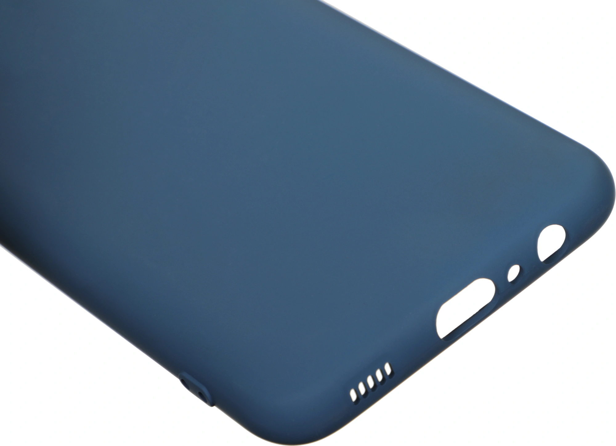 Чехол (клип-кейс) BoraSCO для Samsung Galaxy A03 Microfiber Case синий (70093) — миниатюра 5