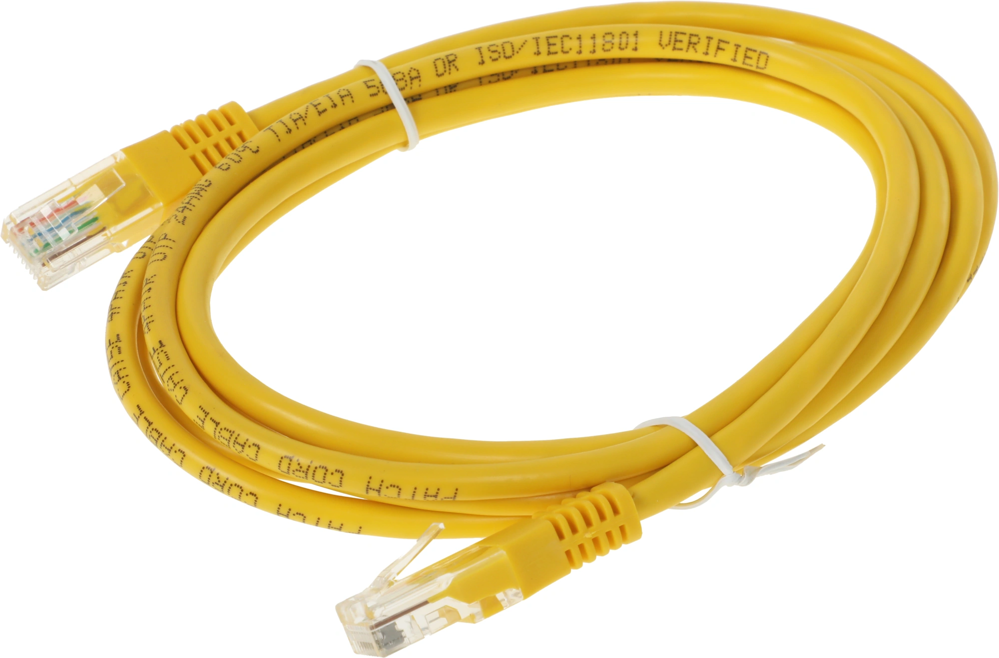 Патч-корд Premier ANP511_2M_Y UTP 4 пары cat.5E CCA molded 2м желтый outdoor RJ-45 (m)-RJ-45 (m) — миниатюра 3