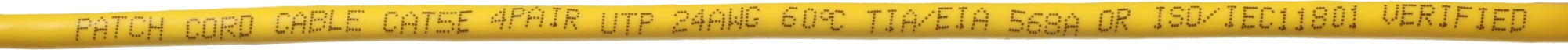 Патч-корд Premier ANP511_2M_Y UTP 4 пары cat.5E CCA molded 2м желтый outdoor RJ-45 (m)-RJ-45 (m) — миниатюра 5