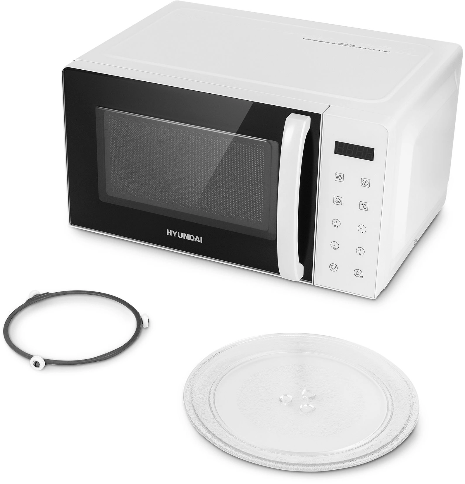 Микроволновая Печь Hyundai HYM-D3029 20л. 700Вт белый/черный — миниатюра 16