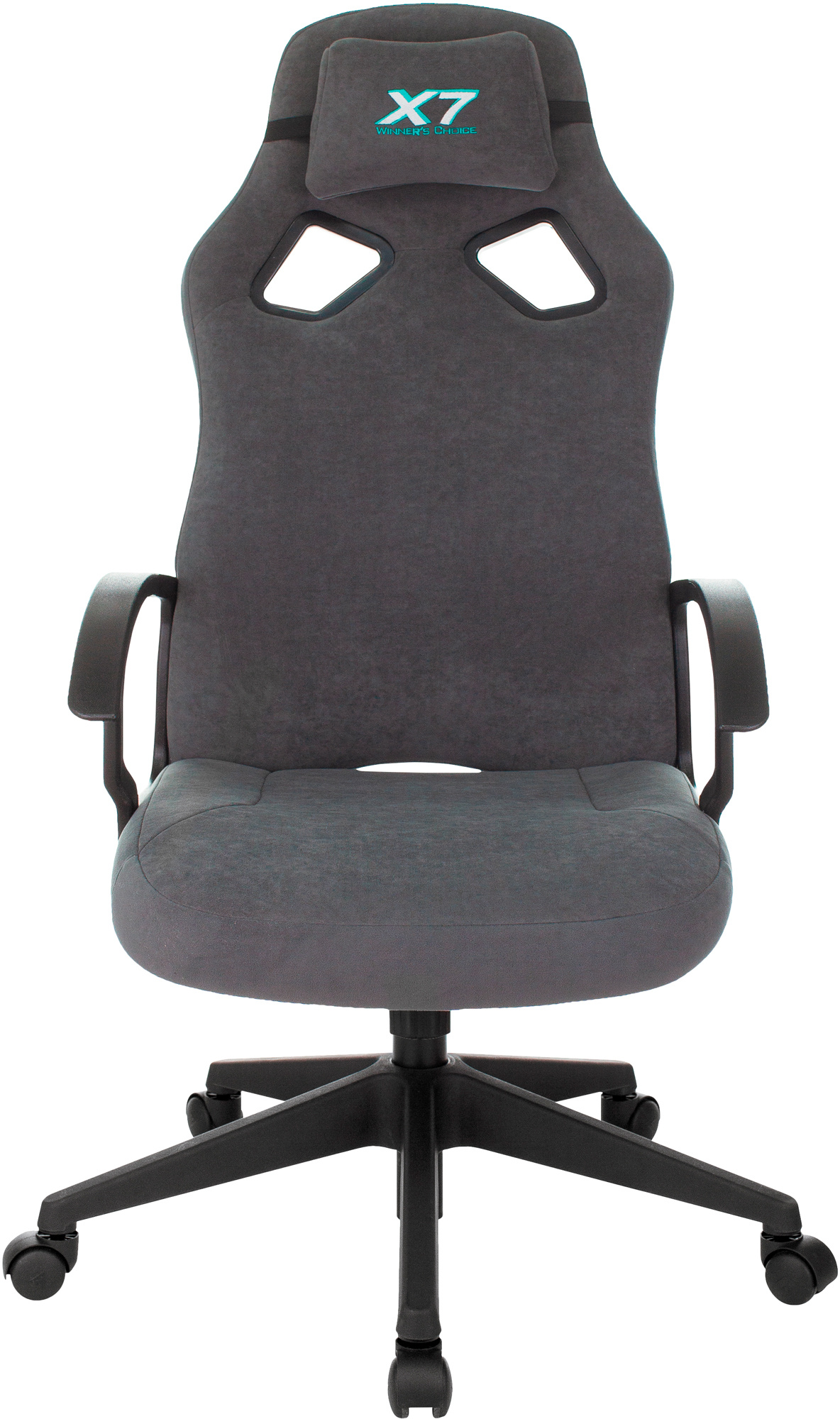 Кресло игровое A4Tech X7 GG1300 серый крестов пластик - Дополнительные фотографии