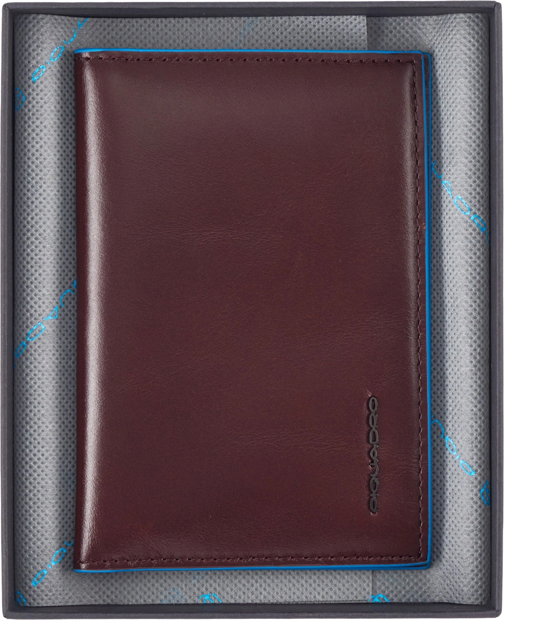 Обложка для паспорта Piquadro Blue Square PP5255B2/MO коричневый натур.кожа — миниатюра 6