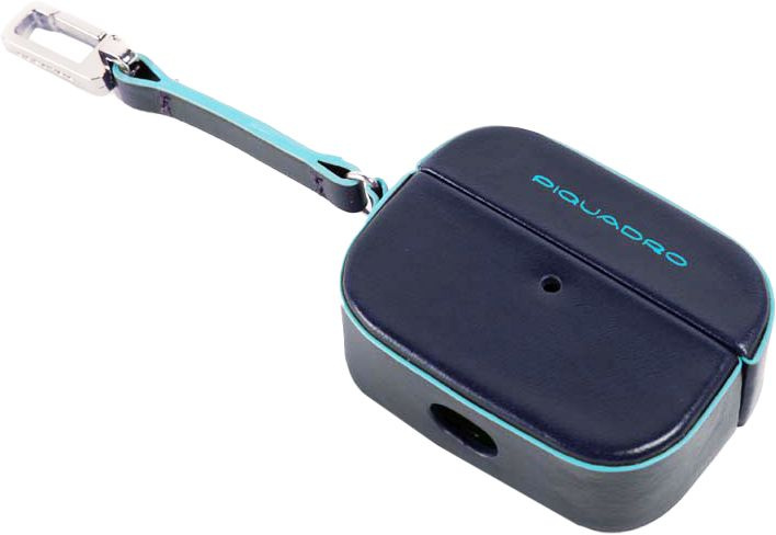 Футляр для наушников Piquadro Blue Square AC5308B2/BLU2 длина:6.5см ширина:2см высота:5см синий натур.кожа — фото 1