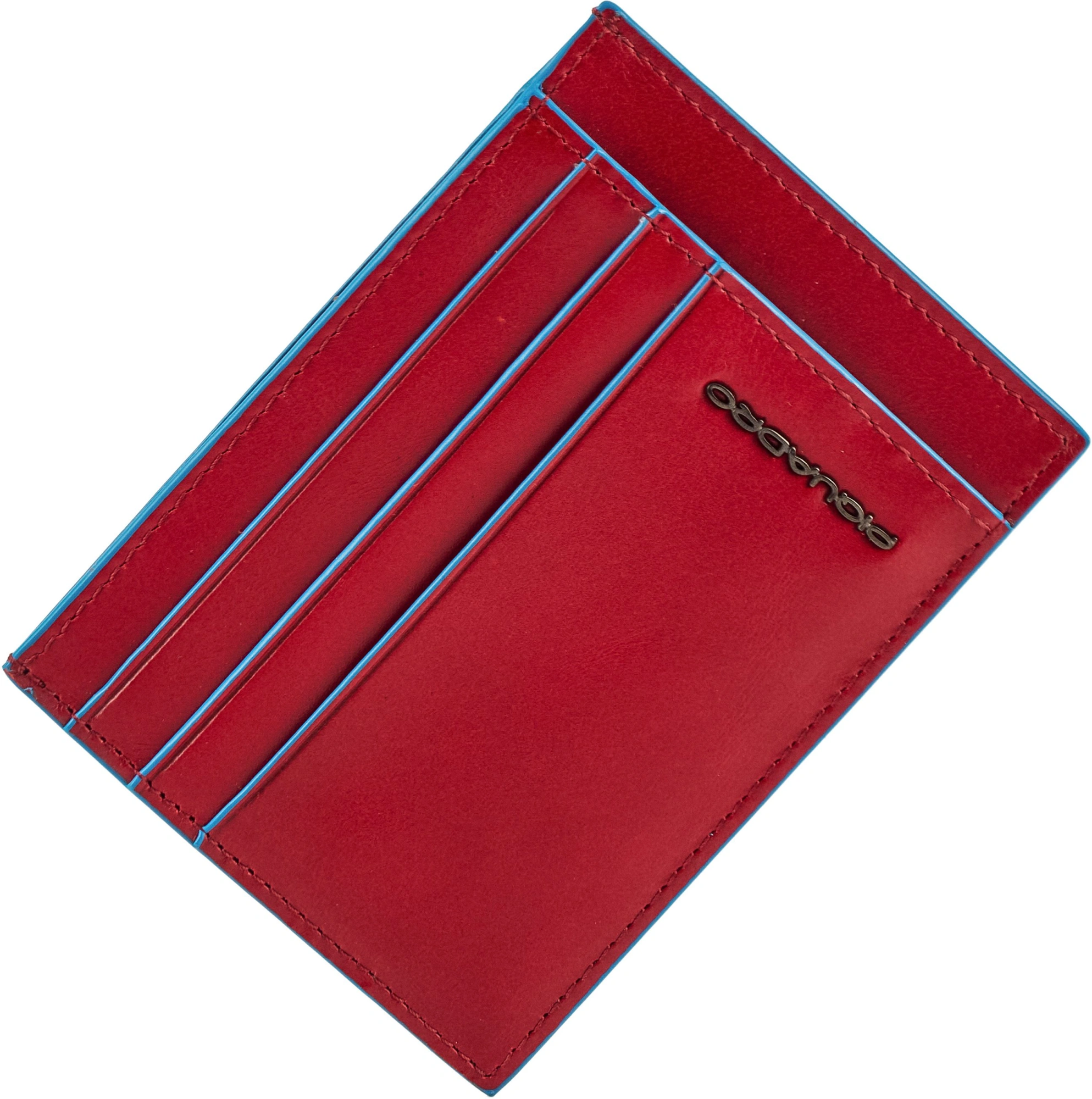 Чехол для кредитных карт Piquadro Blue Square PP2762B2R/R красный натур.кожа — миниатюра 6