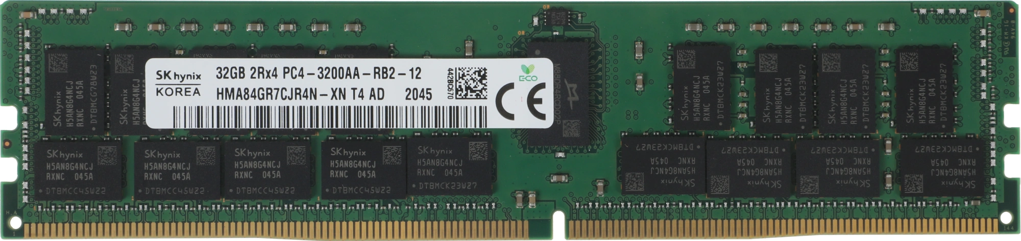 Память DDR4 Hynix HMA84GR7CJR4N-XNT4 32Gb RDIMM ECC Reg Non Pull PC4-25600 CL22 3200MHz — фото 1