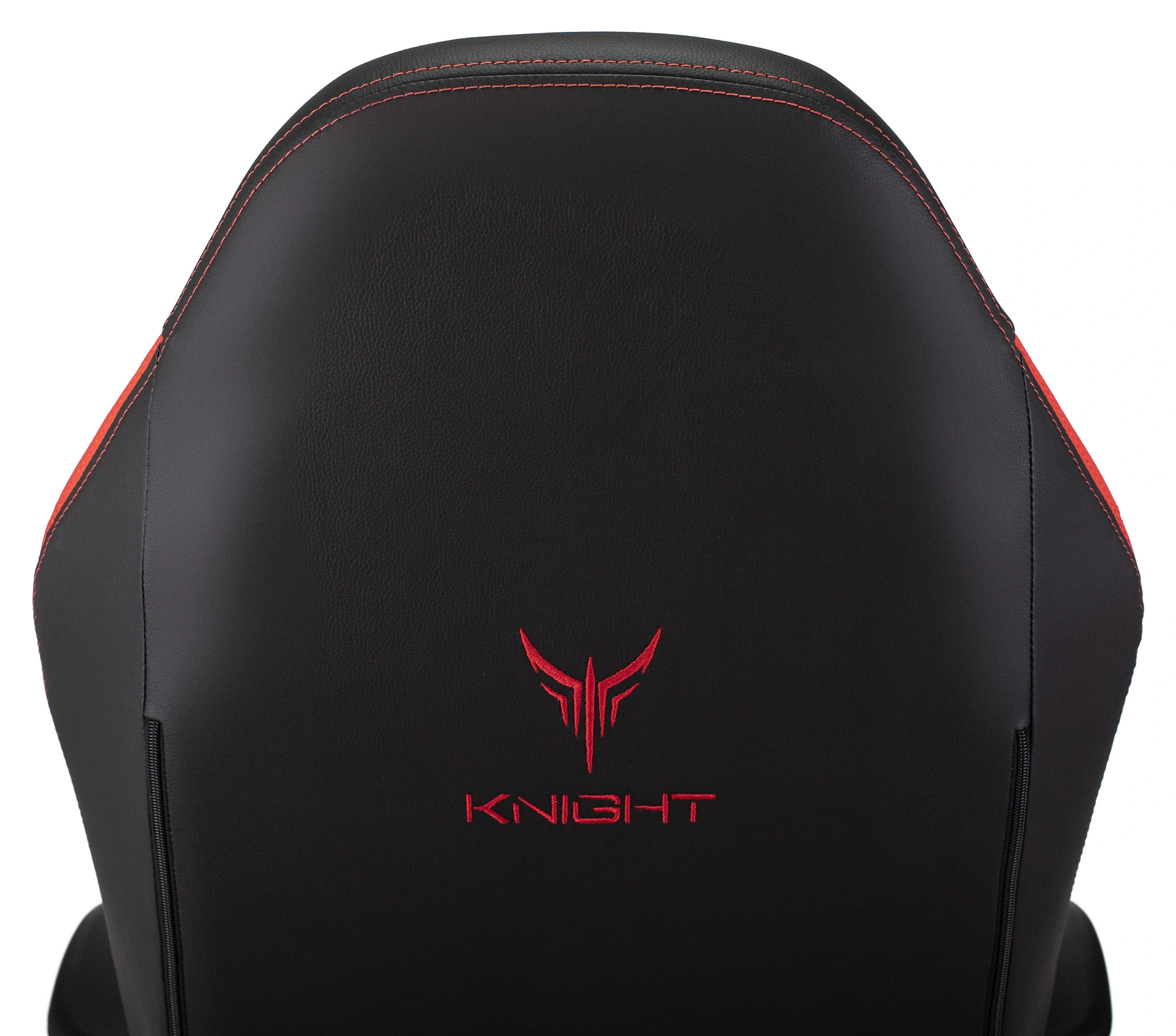 Кресло игровое Knight Neon черный/красный соты экокожа с подголов. крестов. металл — миниатюра 12