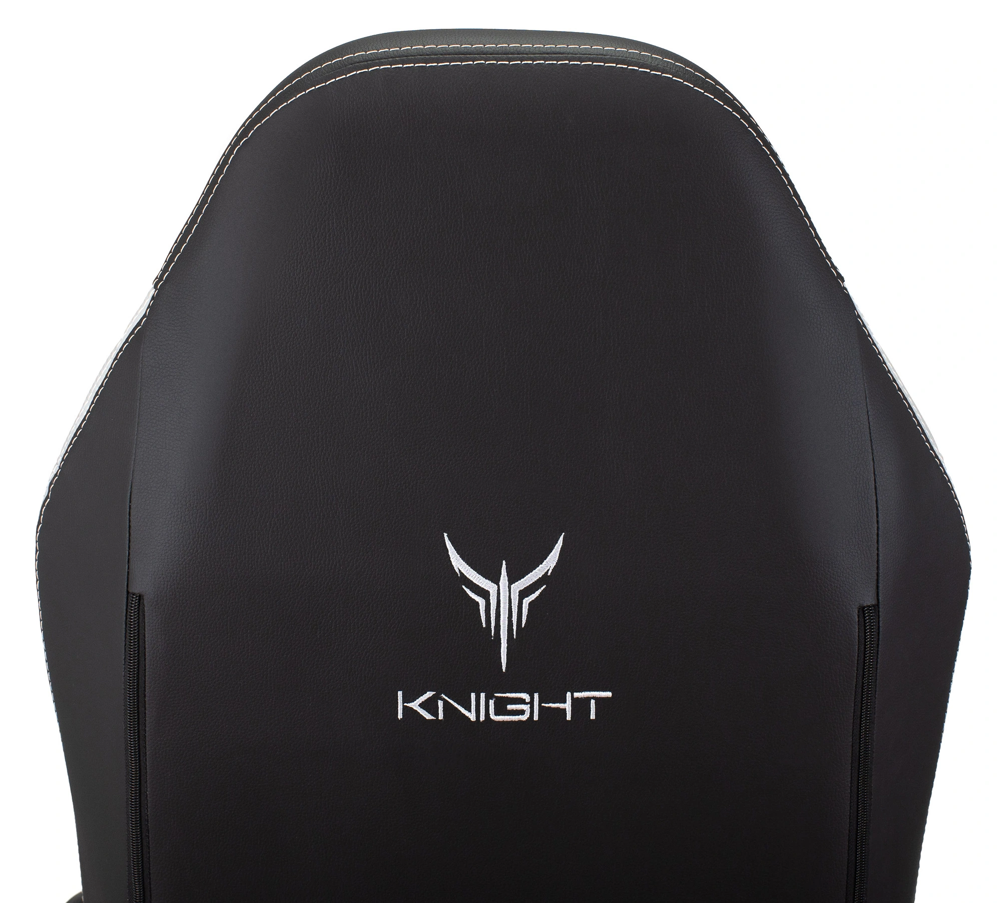 Кресло игровое Knight Neon черный/серебряный соты экокожа с подголов. крестов. металл — миниатюра 12