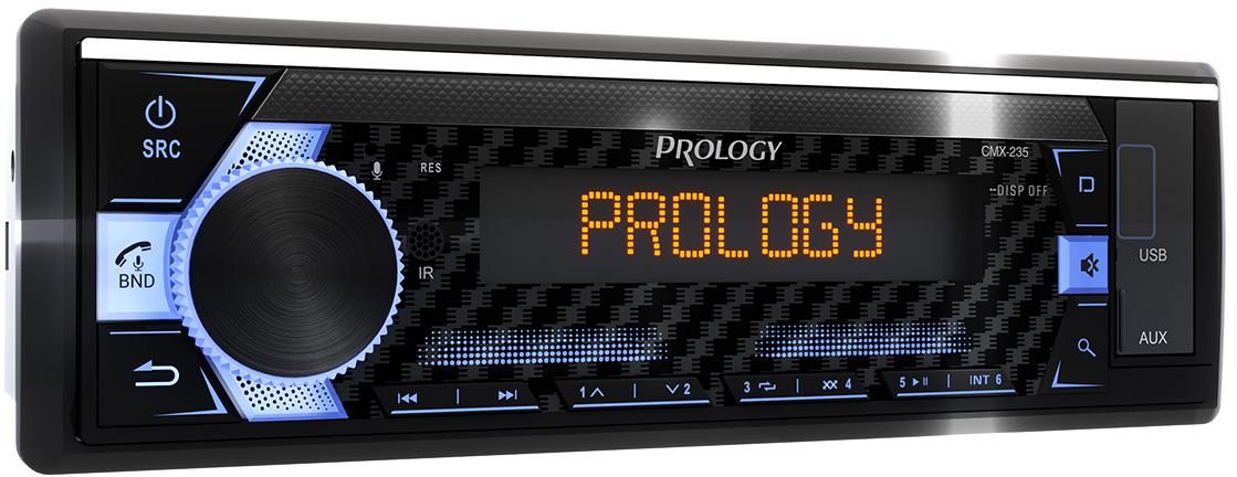 Автомагнитола Prology CMX-235 1DIN 4x55Вт v4.2 ПДУ (PRCMX235) — миниатюра 3
