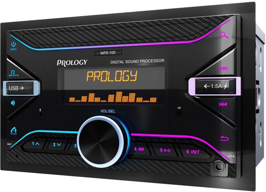 Автомагнитола Prology MPR-100 2DIN 4x55Вт RDS (PRMPR100) — миниатюра 2