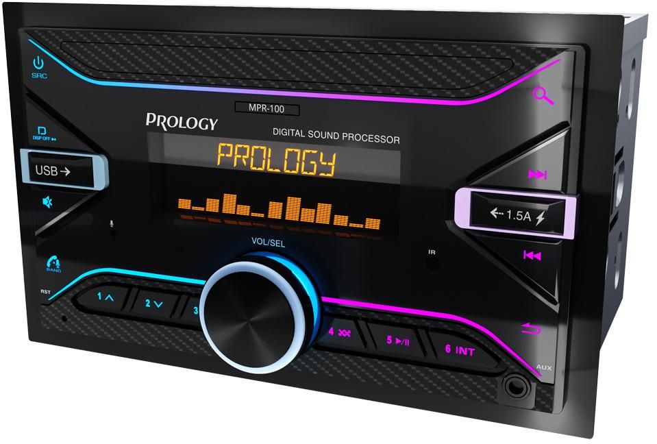 Автомагнитола Prology MPR-100 2DIN 4x55Вт RDS (PRMPR100) — миниатюра 5