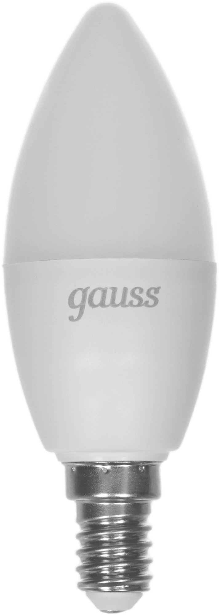 Лампа светодиодная Gauss 103101406 6Вт цок.:E14 свеча 220B св.свеч.RGB (упак.:1шт) — миниатюра 2