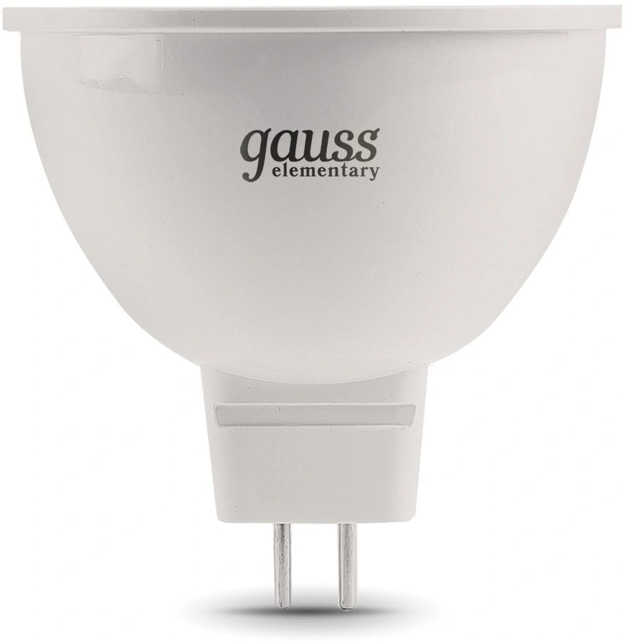 Лампа светодиодная Gauss Elementary 13511 11Вт цок.:GU5.3 софит 180B св.свеч.бел.теп. MR16 (упак.:1шт) — миниатюра 2