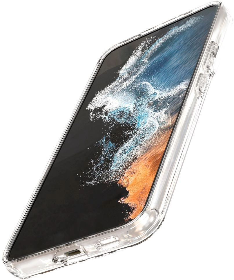 Чехол (клип-кейс) VLP для Samsung Galaxy S22+ VLP-TGS22P-TP прозрачный — миниатюра 2