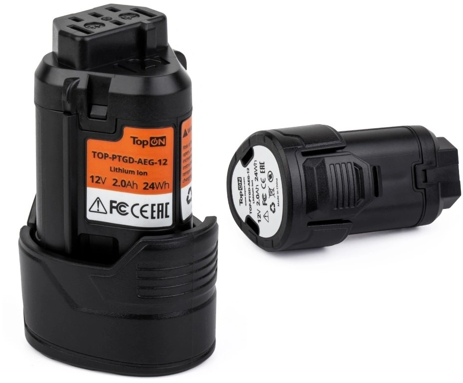 Батарея аккумуляторная TopON TOP-PTGD-AEG-12-1.5-Li 12В 1.5Ач Li-Ion — миниатюра 3