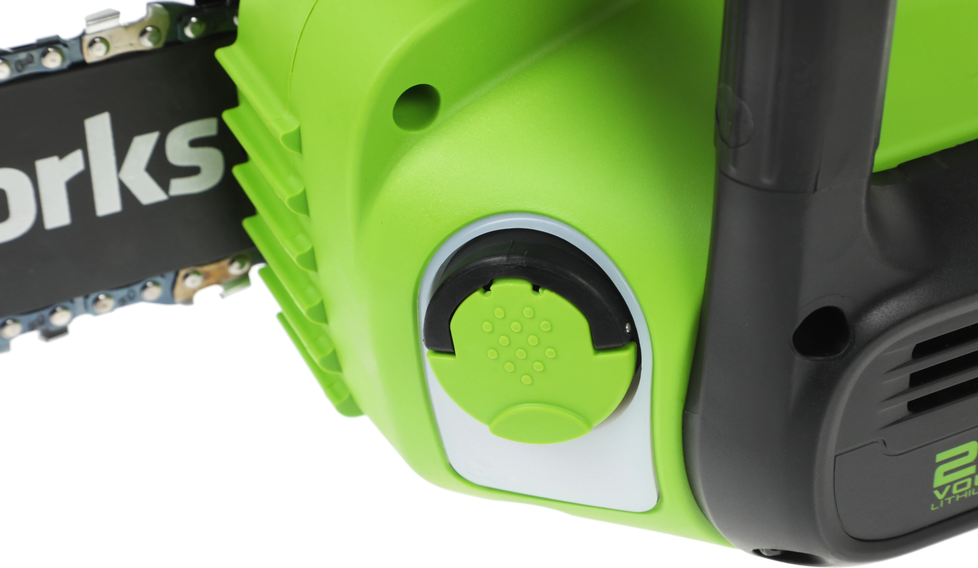 Цепная пила Greenworks G24CS25K2 аккум. дл.шины:10" (25cm) 1аккум. 2Ач ЗУ (2007707UA) — миниатюра 7