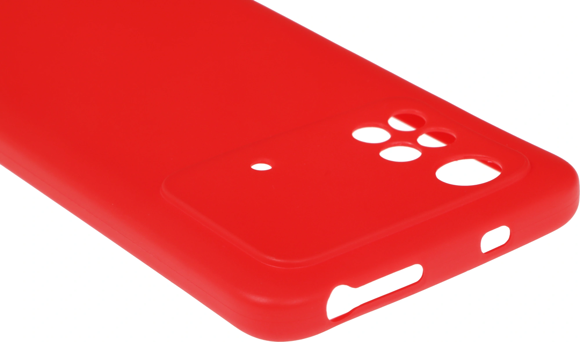 Чехол (клип-кейс) DF для Poco M4 Pro (4G) poCase-03 красный (POCASE-03 (RED)) — миниатюра 8