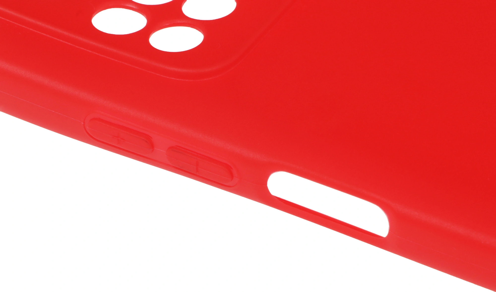 Чехол (клип-кейс) DF для Poco M4 Pro (4G) poCase-03 красный (POCASE-03 (RED)) — миниатюра 9