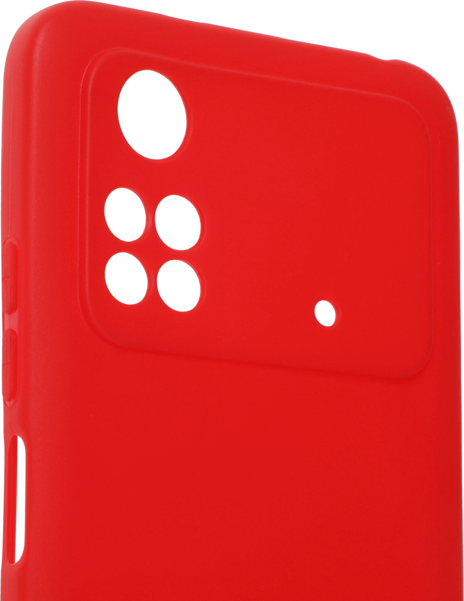 Чехол (клип-кейс) DF для Poco M4 Pro (4G) poCase-03 красный (POCASE-03 (RED)) — миниатюра 10