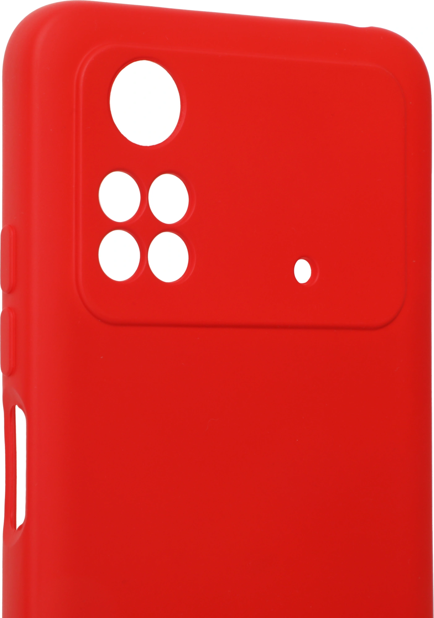 Чехол (клип-кейс) DF для Poco M4 Pro (4G) poOriginal-06 красный (POORIGINAL-06 (RED)) — миниатюра 4
