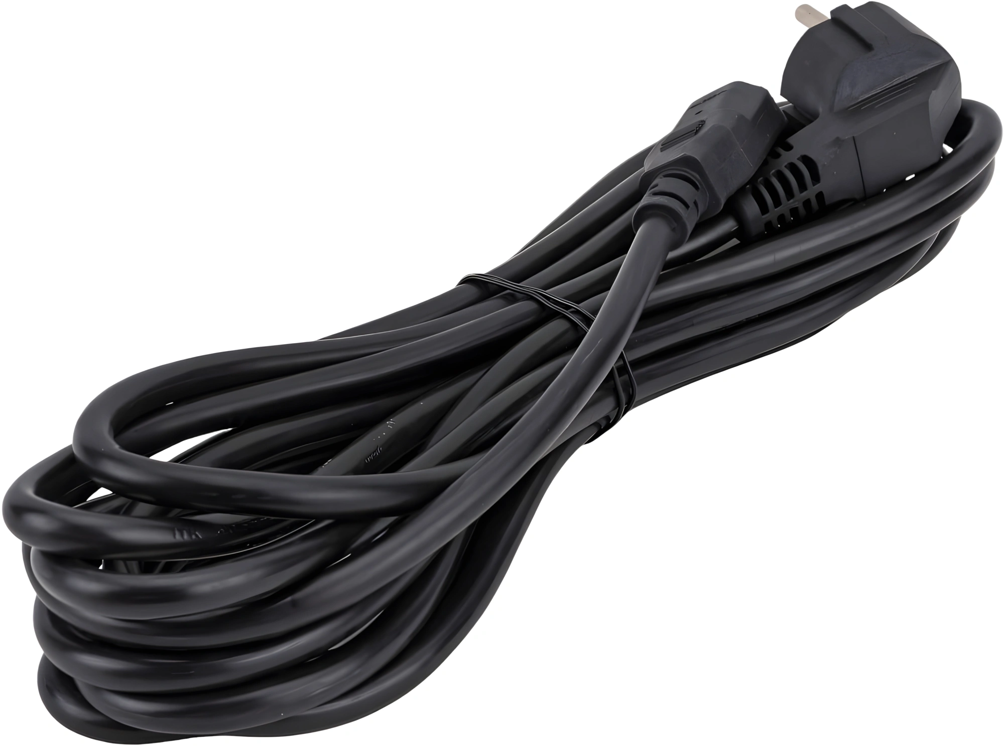 Шнур питания ITK PC-C13D-5M C13-Schuko проводник.:3x1.5мм2 5м 230В 10А (упак.:1шт) черный — миниатюра 5