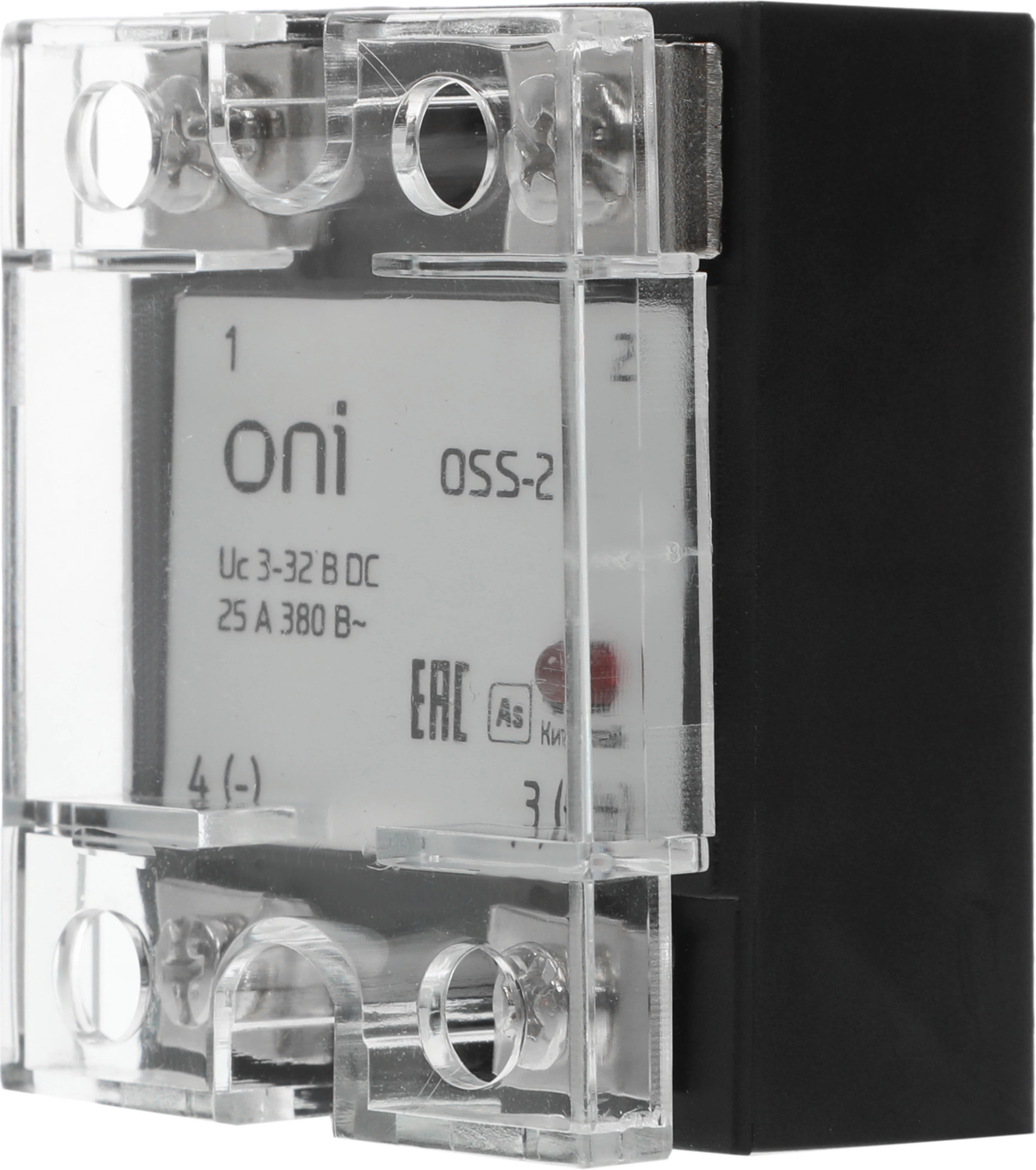 Реле твердотельное IEK Oni OSS-2 одноф. 380В (OSS-2-3-25-B) — миниатюра 2
