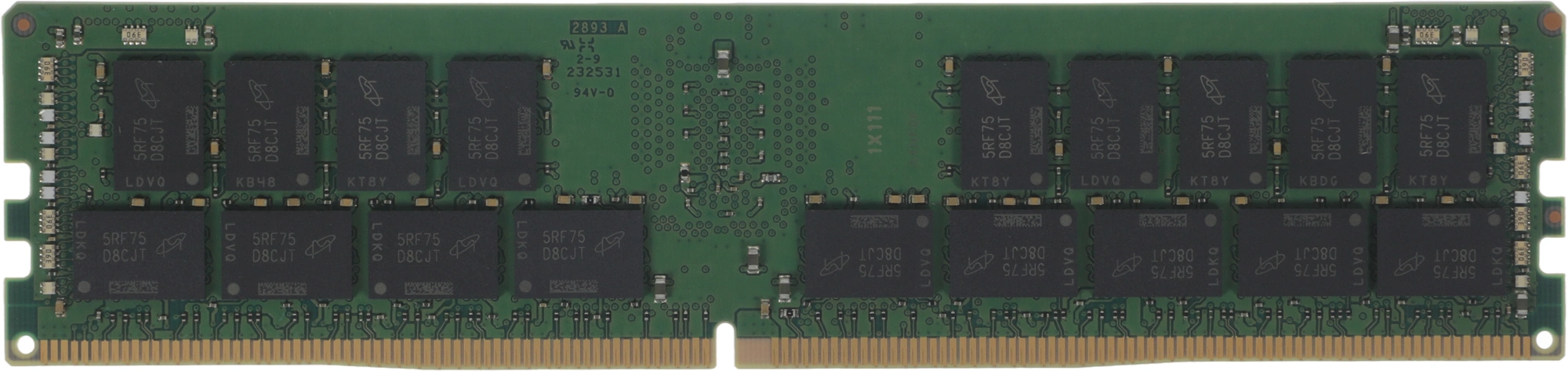 Память DDR4 Crucial MTA36ASF8G72PZ-3G2F1 64Gb RDIMM ECC Reg Non Pull PC4-25600 CL22 3200MHz — миниатюра 3