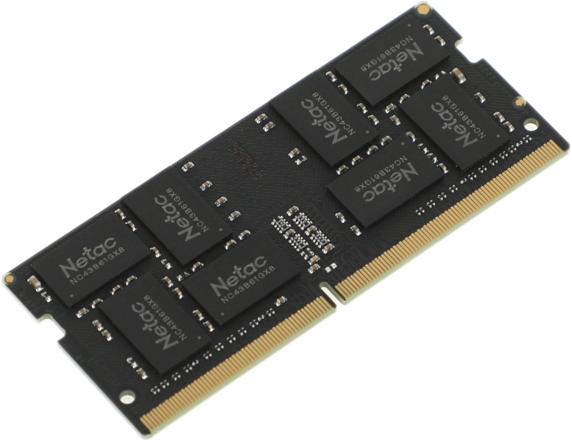 Память DDR4 16Gb 2666MHz Netac NTBSD4N26SP-16 Basic RTL PC4-21300 CL19 SO-DIMM 260-pin 1.2В single rank Ret — миниатюра 5