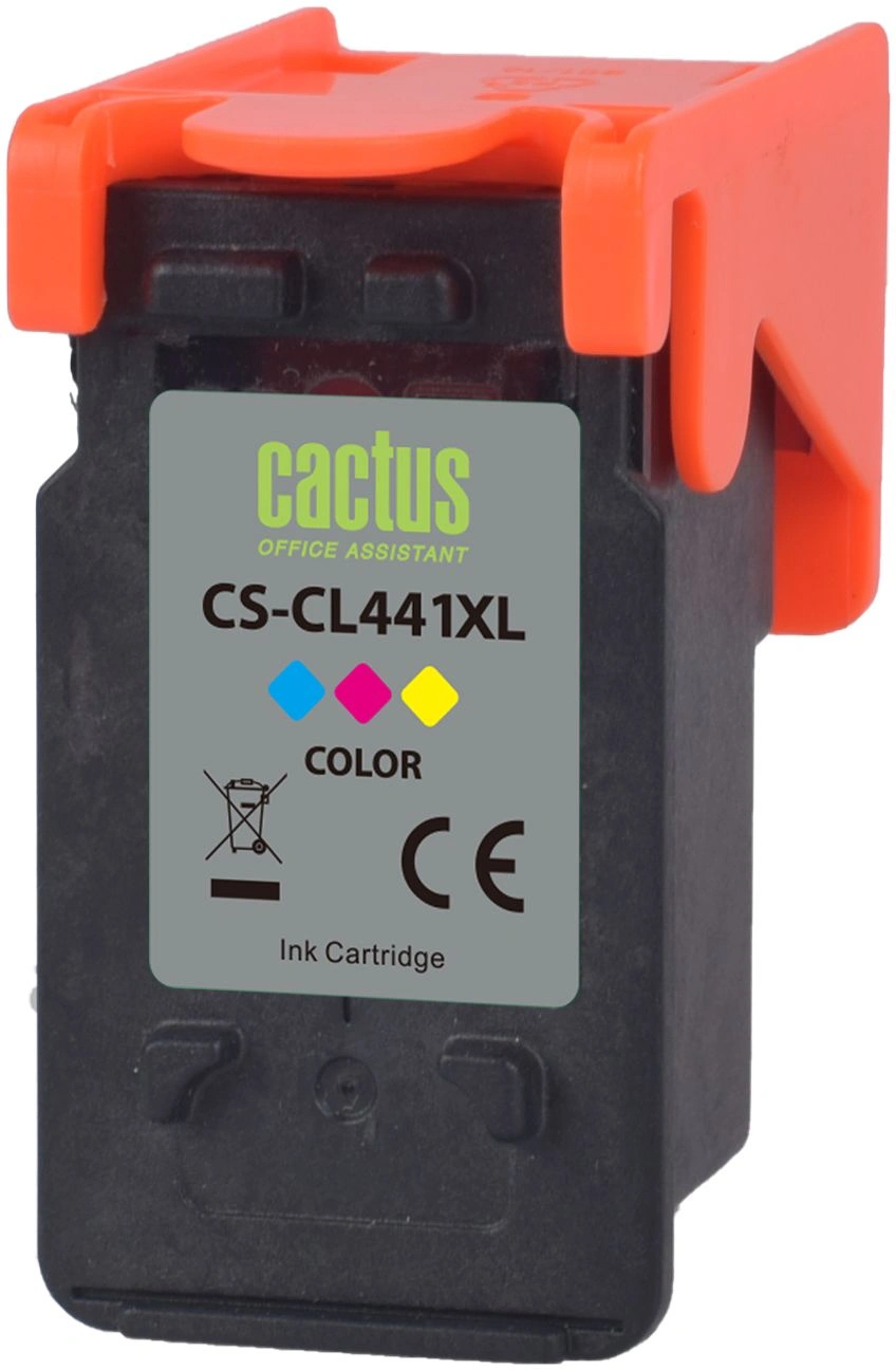 Картридж струйный Cactus CS-CL441XL CL-441XL многоцветный (400стр.) (18мл) для Canon Pixma GM2040/4040/GM2140/2240 с чипом — миниатюра 2
