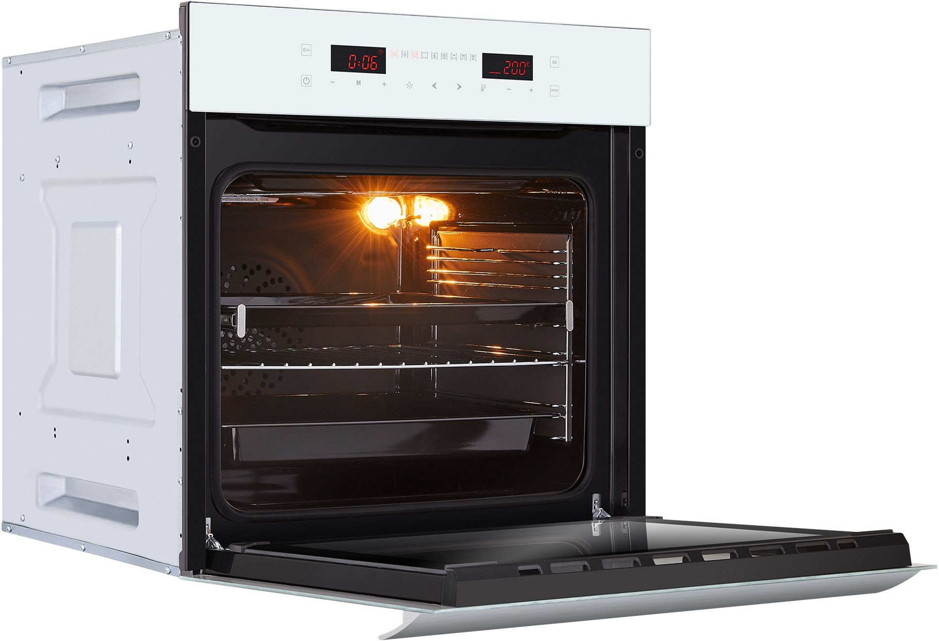 Духовой шкаф Электрический Hiberg VM 6192 W белый — миниатюра 3