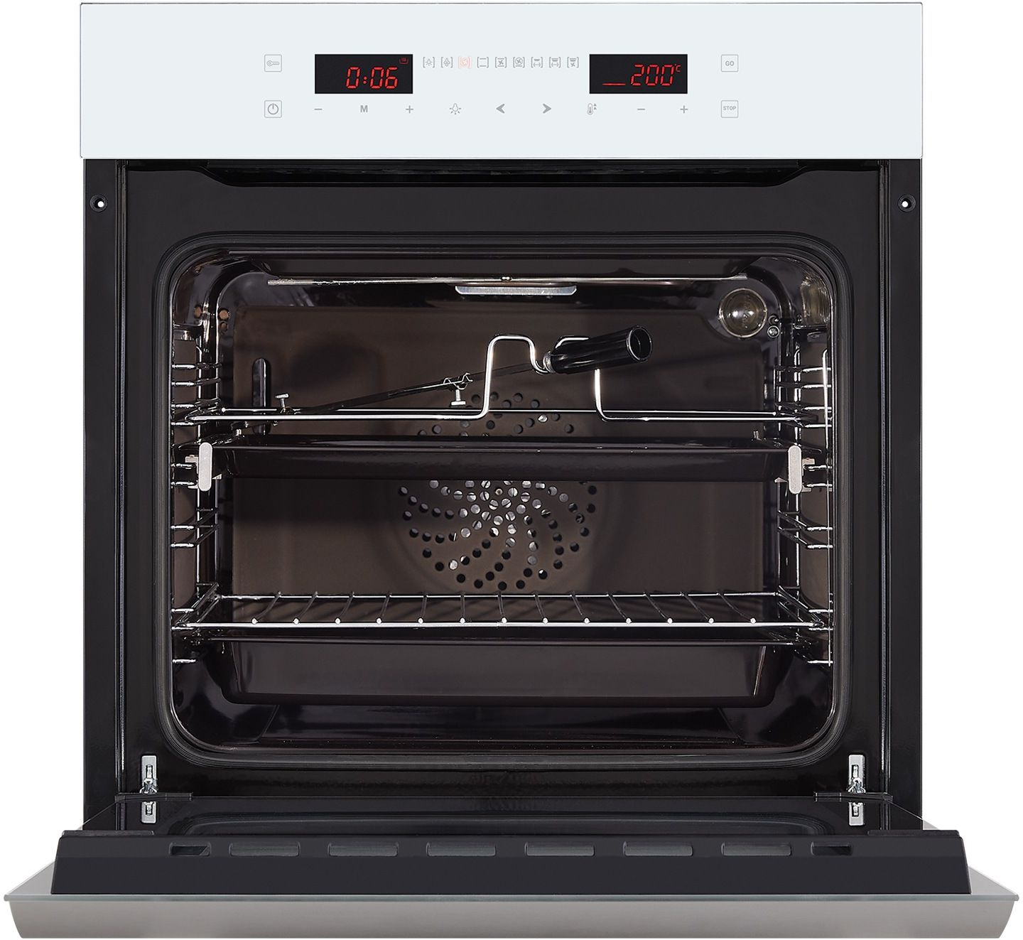 Духовой шкаф Электрический Hiberg VM 6192 W белый — миниатюра 4