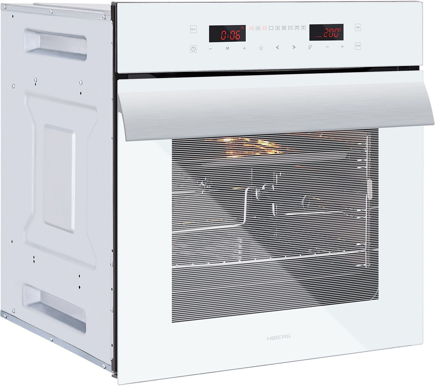 Духовой шкаф Электрический Hiberg VM 6192 W белый — миниатюра 8