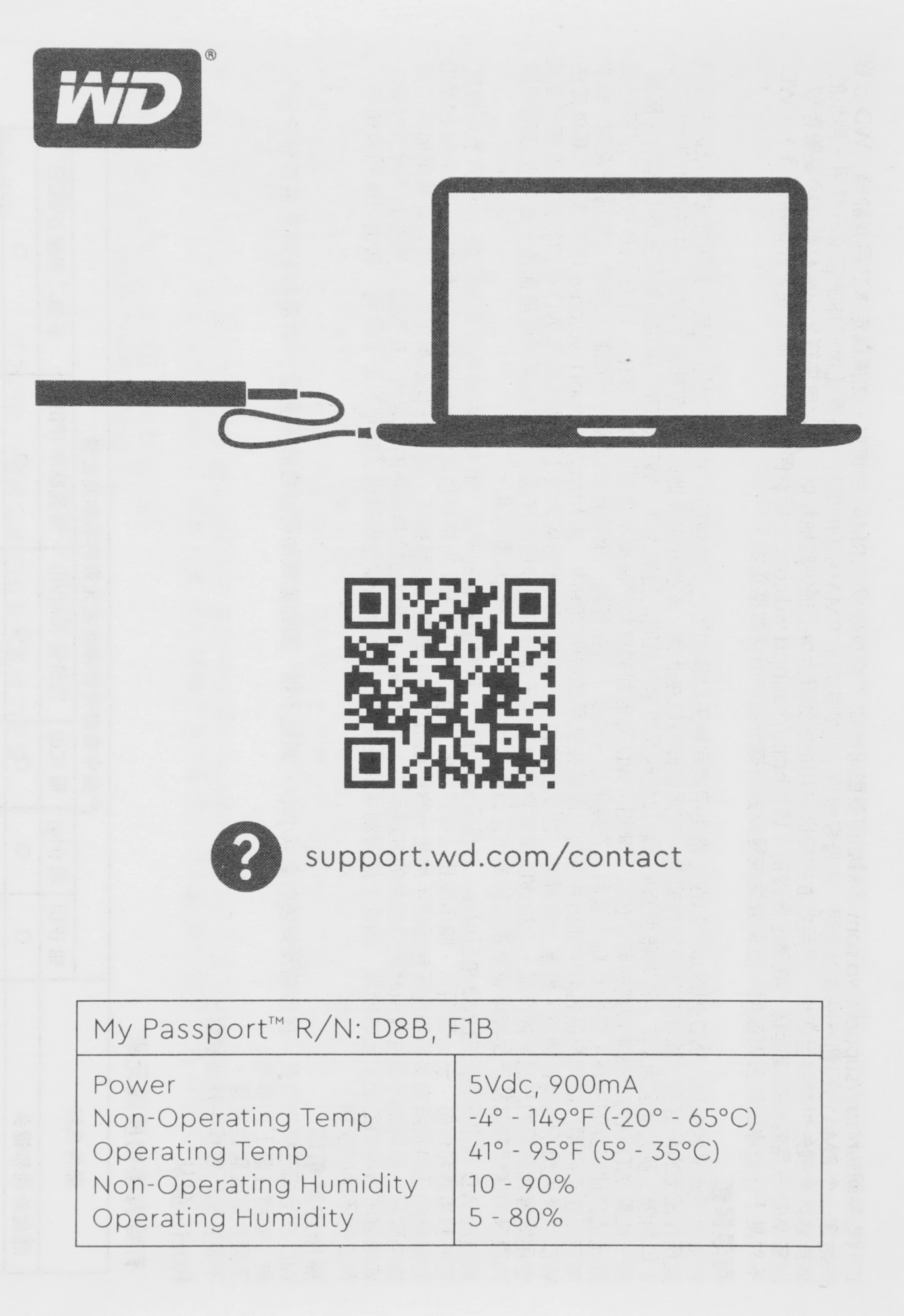 Жесткий диск WD USB3.2 Gen1 4TB WDBPKJ0040BBK-WESN My Passport 2.5" черный — миниатюра 8