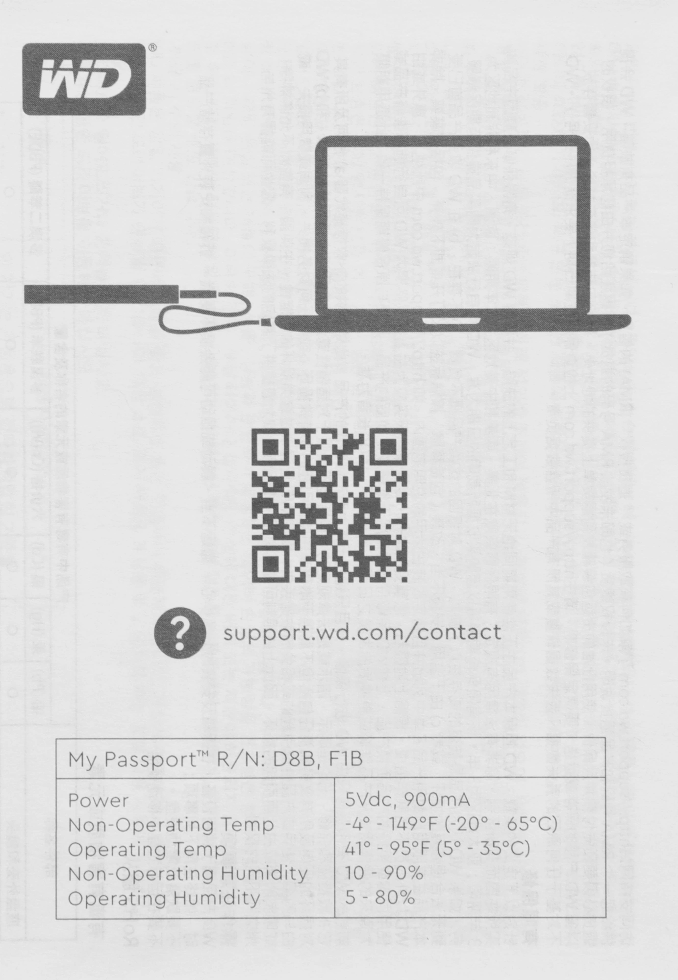 Жесткий диск WD USB3.2 Gen1 5TB WDBPKJ0050BBK-WESN My Passport 2.5" черный — миниатюра 7