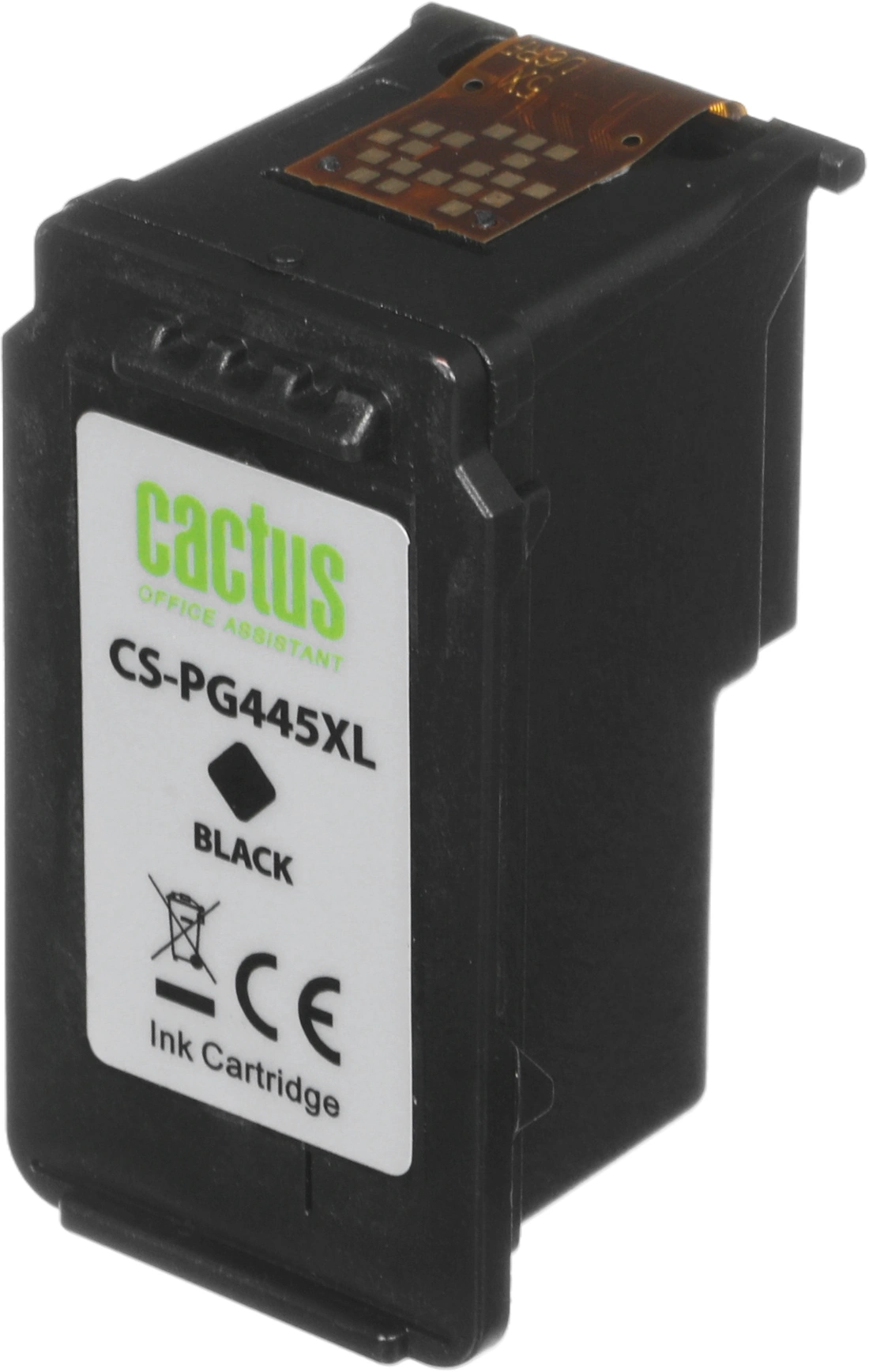 Картридж струйный Cactus CS-PG445XL PG-445XL черный (400стр.) (15мл) для Canon PIXMA MG2440/2540/2940/iP2840 с чипом — миниатюра 2